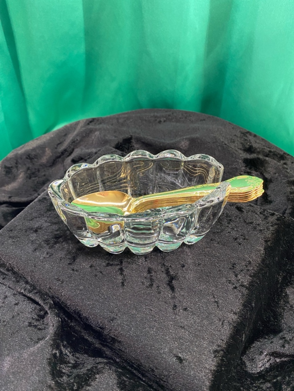PRINCESS HOUSE Crystal Spoon/Fork (for display only) Holders for Buffet Tables
